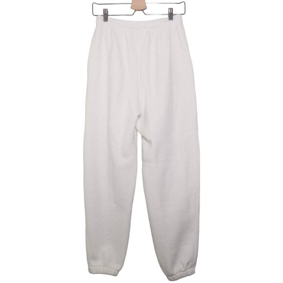 VTG 90s Walt Disney World Tour Terry Cloth Lounge Sweat Pants Size M Cream Parks - Picture 6 of 11